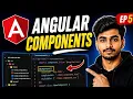 Angular Components Explained Create Your First Component Angular Tutorial Hindi Episode 5
