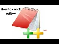 How to install edit plus and free key
