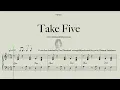 Take Five - Easy Piano