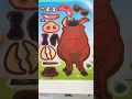 Download Lagu Disney THE LION KING Movie DIY Make a Face Stickers Activity with Pumbaa 🐽