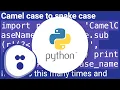 Elegant Python function to convert CamelCase to snake - case