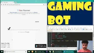 How to make gaming bot using python Google Dinosaur game