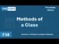Methods of a Class TypeScript Classes Interface A Complete TypeScript Course