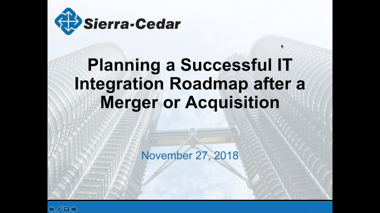 M&A IT Integration Roadmap Planning Strategies