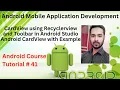 Tutorial 41 CardView using Recyclerview and Toolbar in Android Studio Android CardView with Example