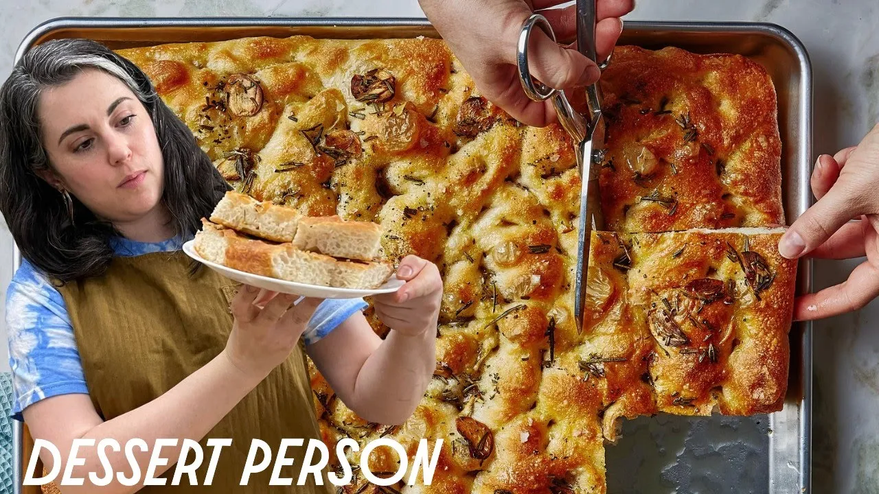 Claire Saffitz x Dessert Person: Soft & Crispy Focaccia video thumbnail