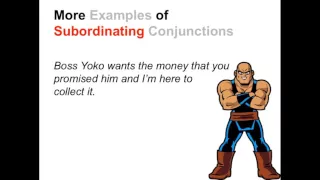 Subordinating Conjunctions Parts of Speech App