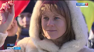 В Омске прошла акция в поддержку российских спортсменов