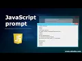 Prompt Function JavaScript
