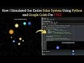 How I Simulated Our Entire Solar System Using Python and Google Colab For FREE