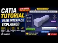 CATIA V5 Basics for Beginners Standard Toolbar View Toolbar Compass