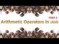 Arithmetic Operators in JAVA
