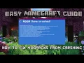 EASY GUIDE ON HOW TO FIX CRASHING WHEN CREATING A MINECRAFT MODPACK