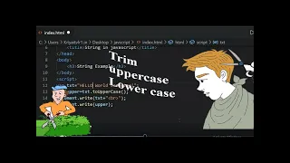 trim in javascript learn trim method in javascript - uppercase and lowercase javascript tamil