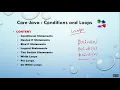 Conditions and Loops Part 1