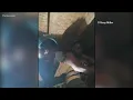 Ida Woman family ride out storm in attic