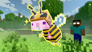 Bee Bee Axolotl [Minecraft & Roblox original animation compilation]
