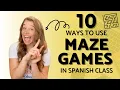 Spanish Class Games 10 Ways to Use Maze Games in Spanish Class