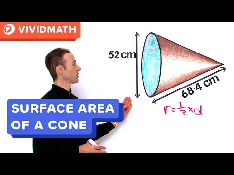 Download MP3 Surface Area of a Cone - VividMath.com