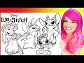 Coloring Lilo Stitch Disney Coloring Pages Stitch Angel and Lilo Prismacolor Ohuhu Markers