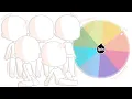 SUPERHERO BESTIES Spin the Wheel OC Challenge BIG Friend Group Gacha Club