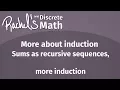 Rachel s Discrete Math Course - More about Induction Lecture 9