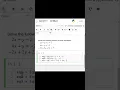 Solving system of linear equations using python