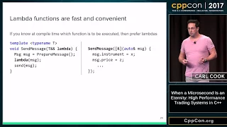 CppCon 2017 Carl Cook When a Microsecond Is an Eternity High Performance Trading Systems in C
