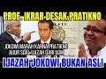 PROF. IKRAR BONGKAR IJAZAH JOKOWI, PRATIKNO TAK BERANI BANTAH.!! SEMUA PENJELASAN IKRAR BENAR