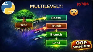 py7 6 Python Multilevel Inheritance Explained Tree Example