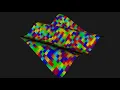 Waves custom geometry javaScript Module - threejs examples