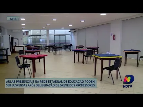 Aulas presenciais na Rede Estadual de Educação podem ser suspensas