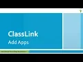 ClassLink Add Apps