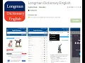 Longman Dictionary of Contemporary English free