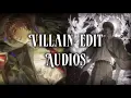 Download Lagu Edit Audios Because You Were the Villain All Along 🔪🖤 