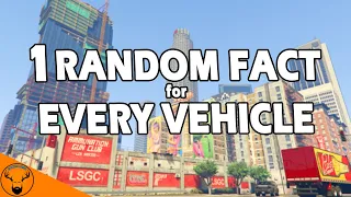 1000 Vehicle Facts Most Players Never Noticed in GTA 5