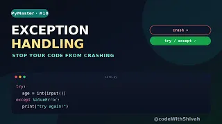 Python Exception Handling try except finally PyMaster India