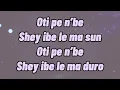 Burna Boy - Cloak & Dagger ft. J Hus ( Lyrics Video)