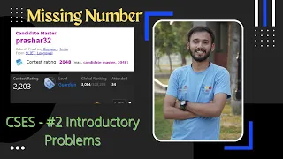 Missing Number CSES Introductory Problem prashar32