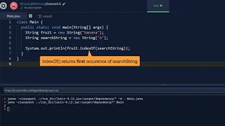 Lesson 4-6 String methods indexOf Introductory Java Programming for AP Computer Science A