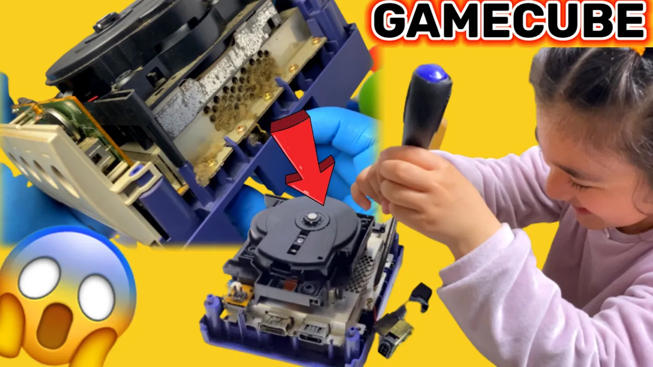 GAME CUBE DA CAÇADA GAMER JAPÃO ,FUNCIONA SÓ COM MILAGRE