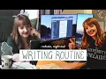how I write AND work a busy job my realistic writing routine