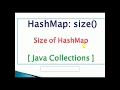 get size of java HashMap example