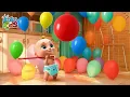 Johny Johny Yes Papa - Learn Colors with Balloons - Nursery Rhymes & Kids Songs - LooLoo Kids