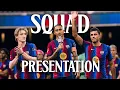 SQUAD PRESENTATION SPEECHES FC Barcelona