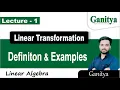 Linear Transformation in Linear Algebra Definition and Examples Vector Space