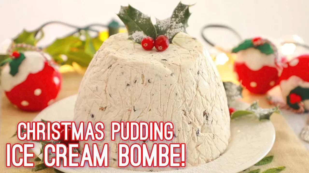 Christmas Pudding Ice Cream Bombe   Gemma