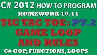 10-11 C Tic Tac Toe Game - PART 2