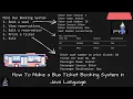 Bus Ticket Booking System using java language Java Language Project