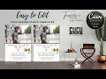 In Loving Memory Funeral Card Template Edit in Canva FAC116